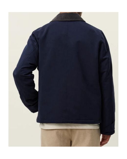 Les Deux Blue Long Sleeve Jacket for men
