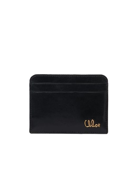 Chloé Black Chloé Iconic Card Holder