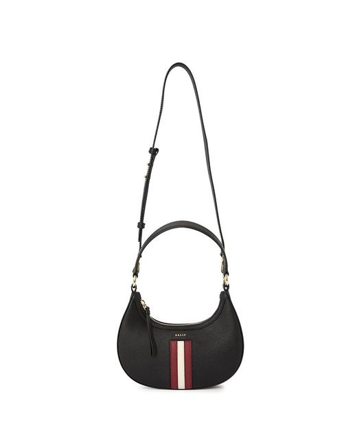 Bally Black Logo Shoulder Bag