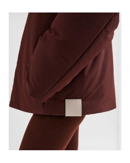Jil Sander Purple Short Down Jacket