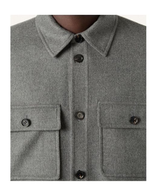 Loro Piana Gray Jim Overshirt for men