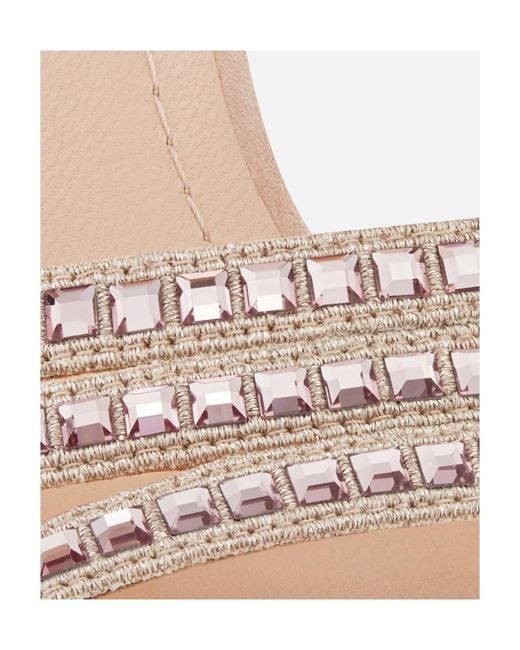 Dior Pink Gem Heeled Sandal