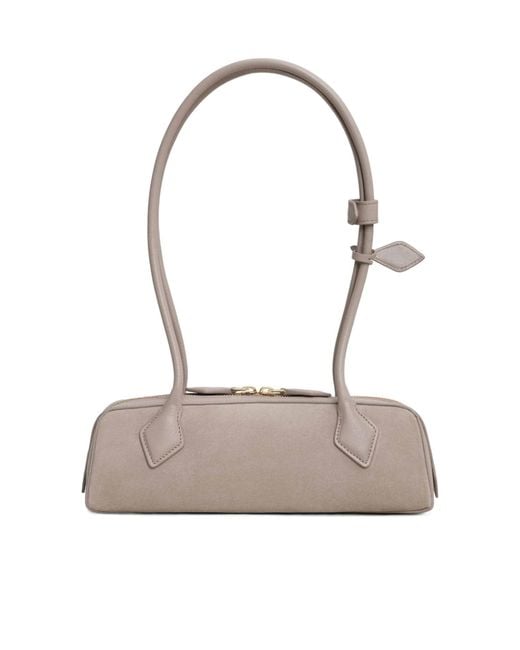 Alaïa White Le Teckel Small Bi-Material Bag