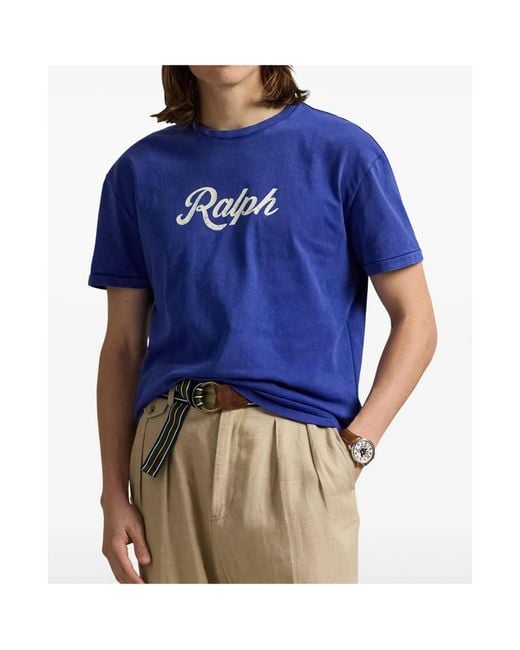 Polo Ralph Lauren Blue The Ralph Logo T-Shirt for men