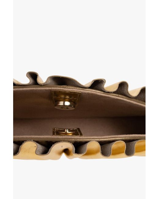 Cult Gaia Metallic Shell-Shaped Handbag