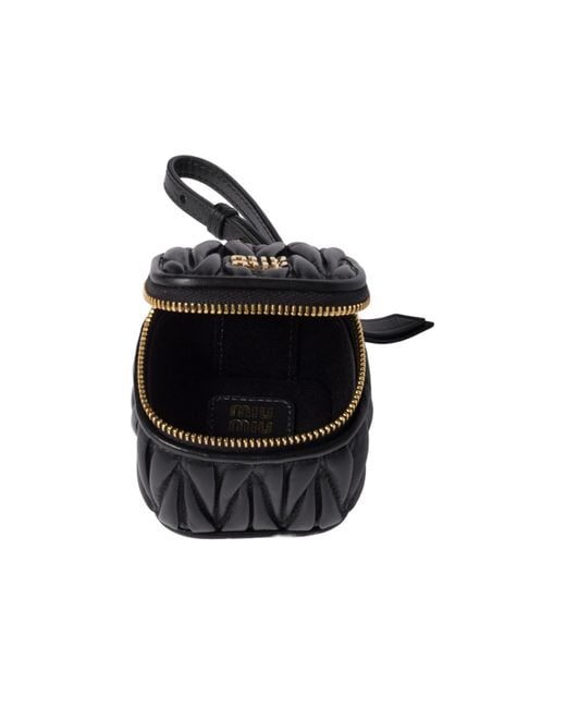 Miu Miu Black Matelassé Trick