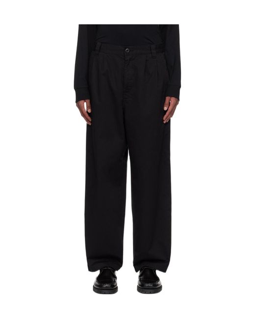 Carhartt Black Wip Merrick Tapered-Leg Trousers for men