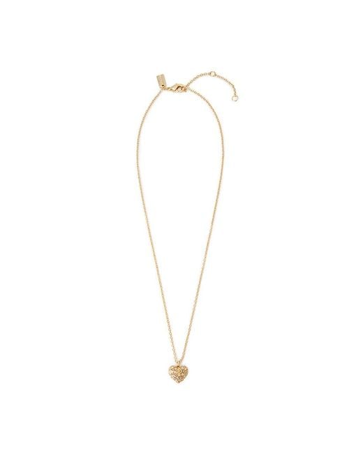 COACH Metallic Necklace And Earring Set