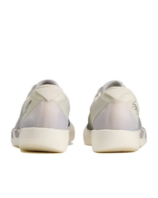 Y-3 White Adios 9 Trainers for men