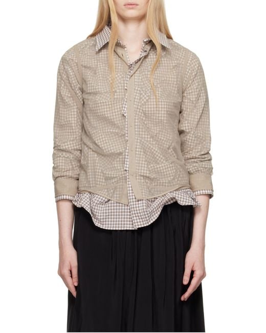 Maison Margiela Green Layer Shirt