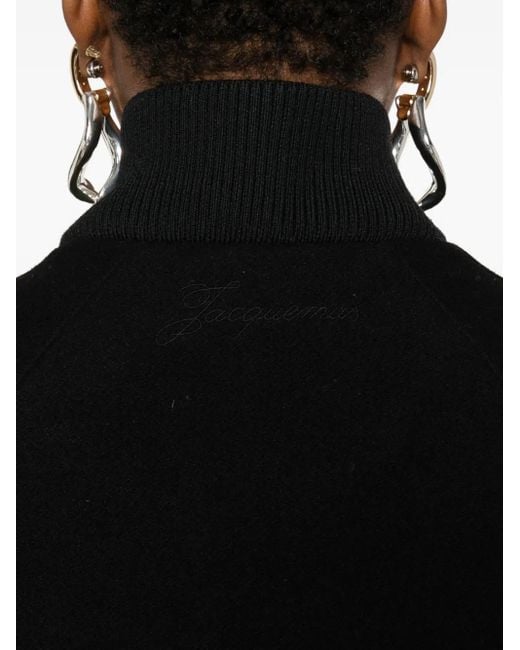 Jacquemus Black Long Sleeved Zip-Up Jacket