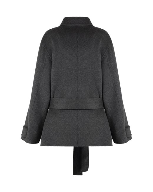 Philosophy Di Lorenzo Serafini Black Cappotto Doppiopetto