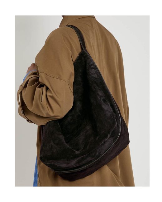 Totême Black Belted Tote