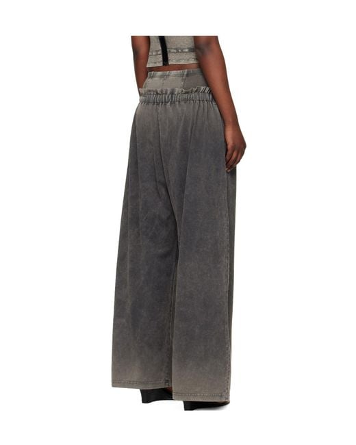 KNWLS Gray Haze Wide-Leg Pants