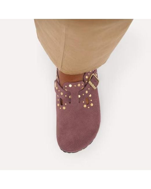 Birkenstock Brown Boston Rivets