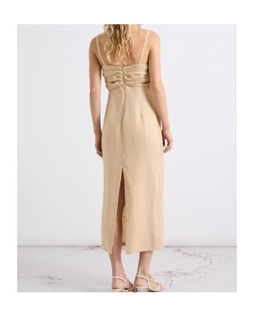 Marella Natural Pure Linen Sheath Dress