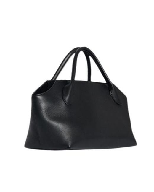 The Row Black Terrasse Bauletto Bag
