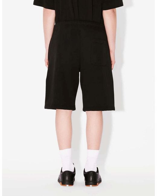 KENZO Black Boke Flower 2.0 Straight Leg Shorts for men