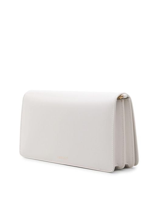 Off-White c/o Virgil Abloh White Jitney 1.7 Leather Shoulder Bag
