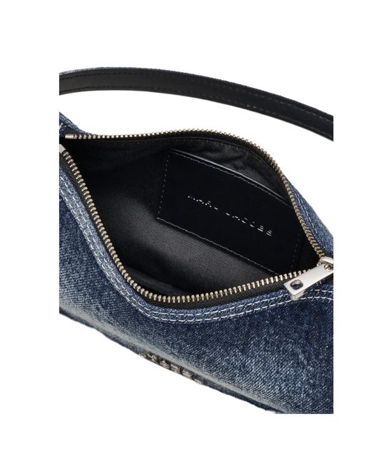 Marc Jacobs Blue Faded Denim Shoulder Bag