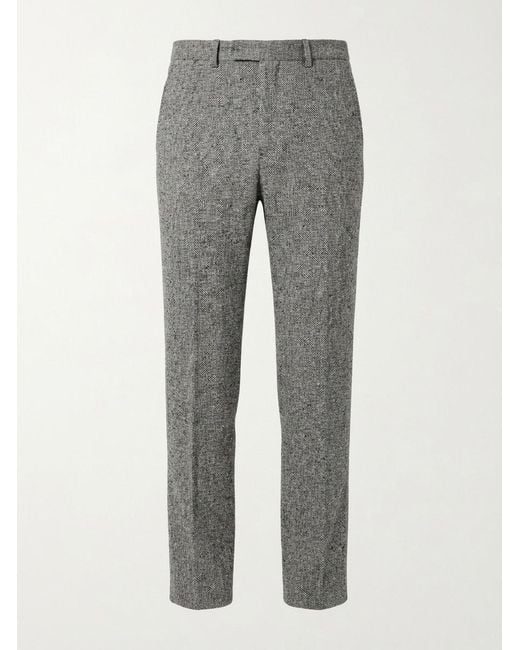 Gucci Gray Double Cotton Wool Pant for men