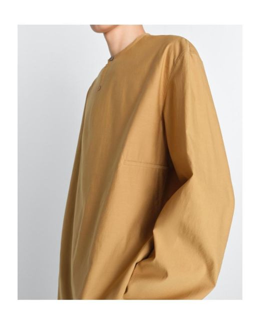 Lemaire Natural Smock Shirt for men