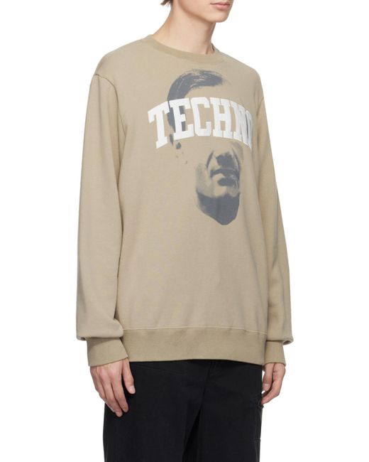 Undercover Natural Round Neck Long-Sleeved Sweater for men