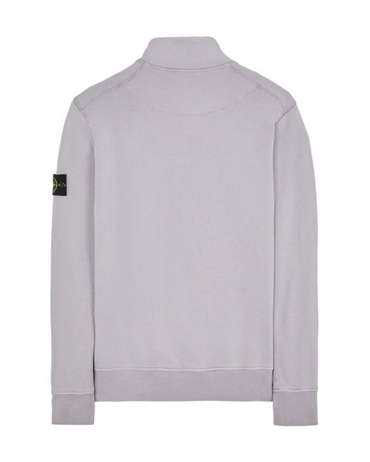 Stone Island Gray Compass-Badge Sweatshirt for men