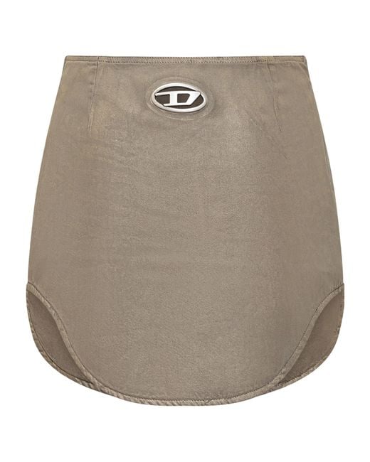 DIESEL Natural Skirts Golden