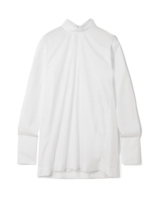 Dries Van Noten White Long-Sleeved Top