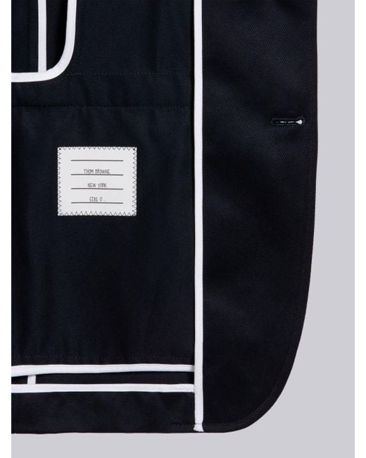 Thom Browne Blue Rwb Striped Blazer for men