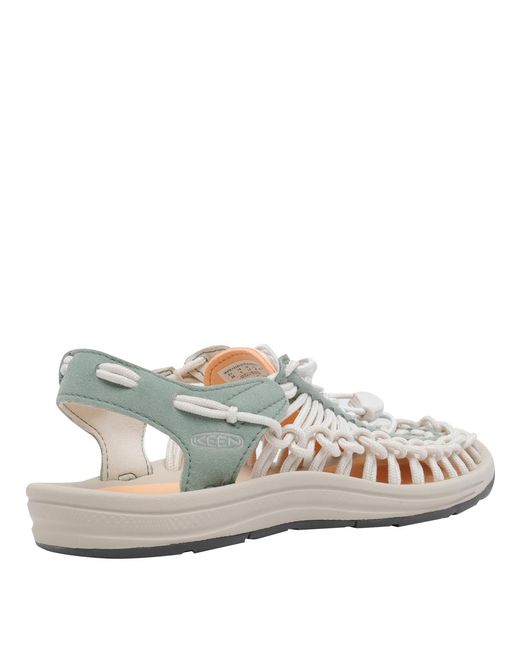 Keen White Uneek Woven Sandals