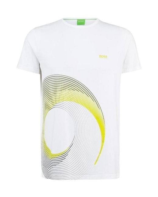 Boss White Item O-Neck Short-Sleeved T-Shirt for men