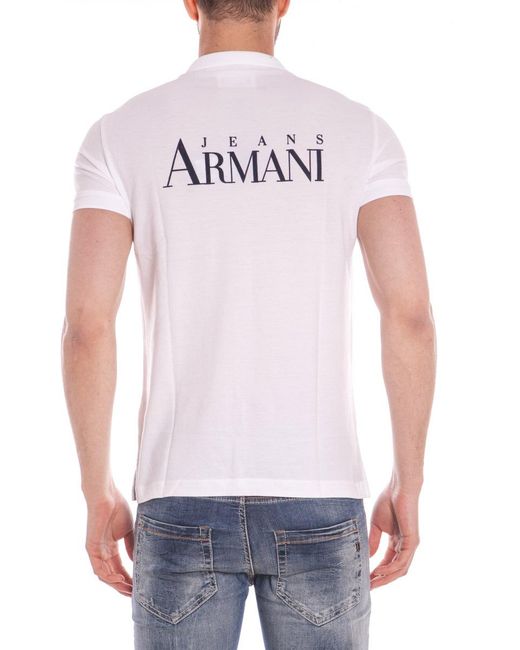 Armani Jeans White Topwear for men