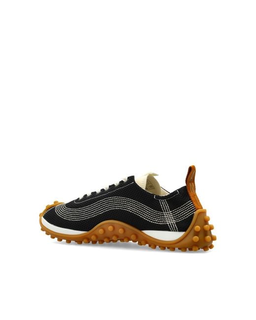 AMI Black Mirage Mesh Sneakers for men
