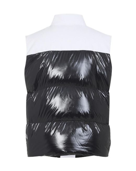Casablanca White Logo-Patch Down Vest for men