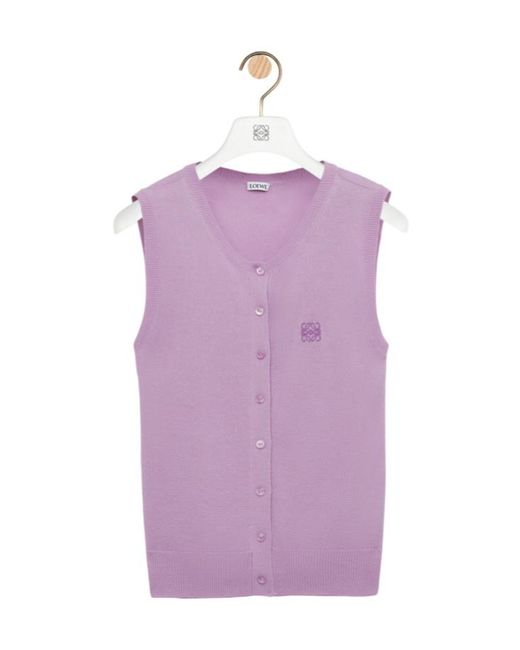 Loewe Purple Vest