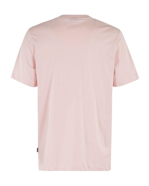 Boss Pink Boss Logo Printed Jersey T-Shirt for men