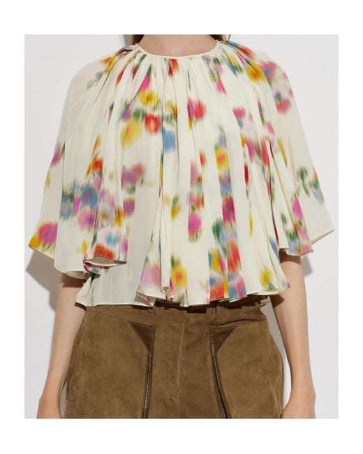 Isabel Marant White Patterned Top