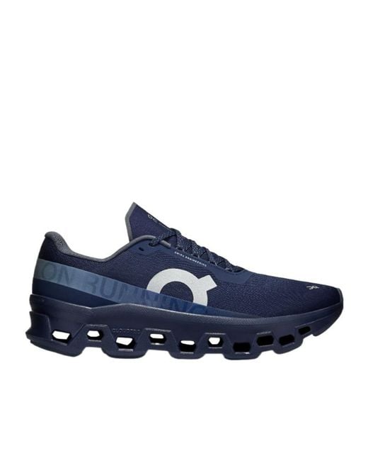 On Shoes Blue Cloudmonster 1 Lace-Up Sneakers for men