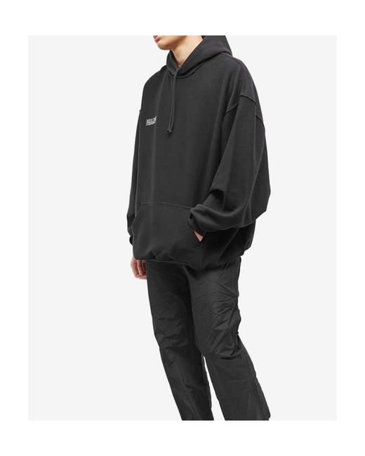 Vetements Black Inside Out Oversized Hoodie for men