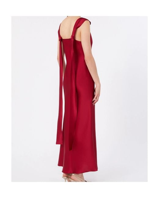 Max Mara Red Sleeveless Dress