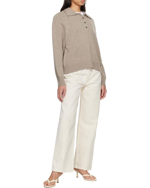 Agolde White Low Slung Baggy Organic Boyfriend Jeans