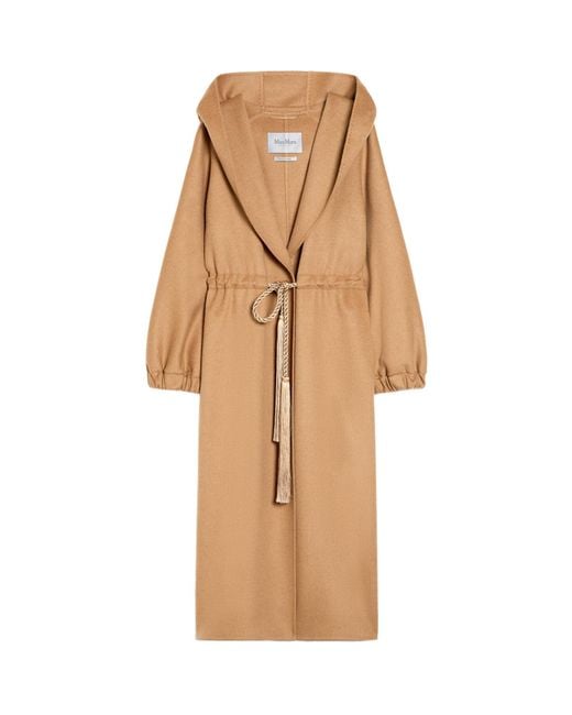 Max Mara Natural Natalin Belted Coat
