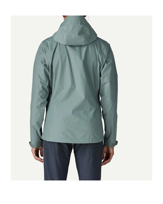 Patagonia Blue Long-Sleeved Casual Jacket
