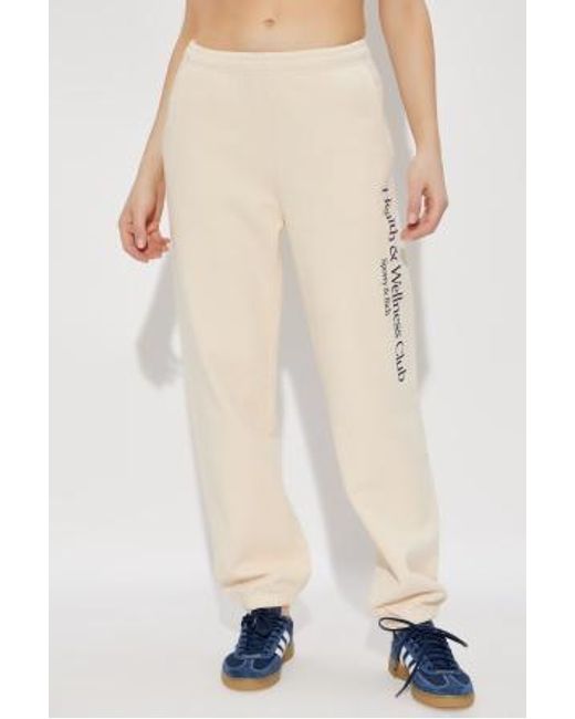 Sporty & Rich Natural Preppy Collection Joggers