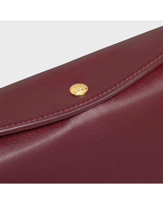 Céline Purple Trio Flap