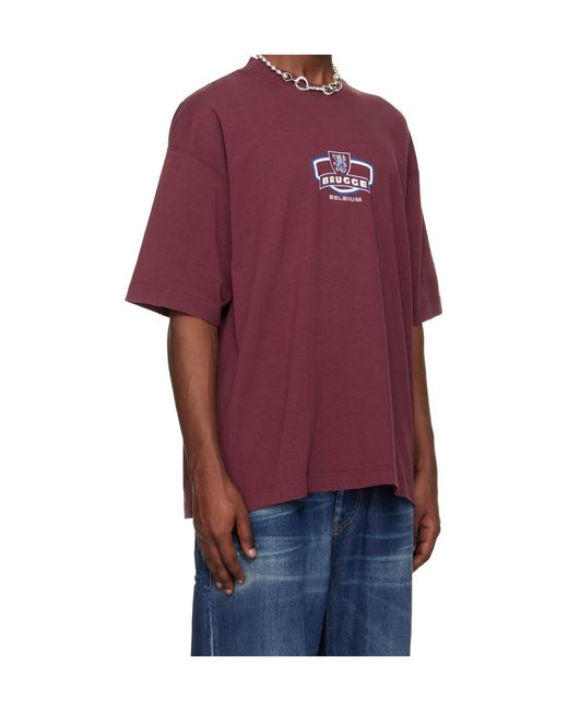 Vetements Purple Brugge Tourist T-Shirt for men