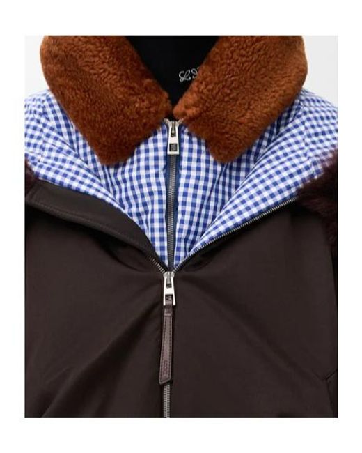Loewe Brown Bomber Jacket