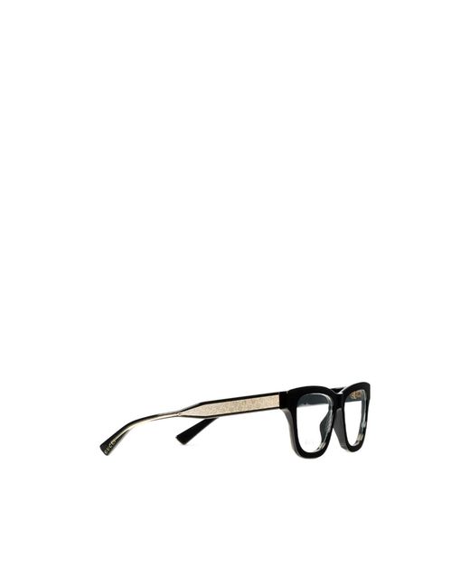 Gucci White Cat-Eye Optical Frame
